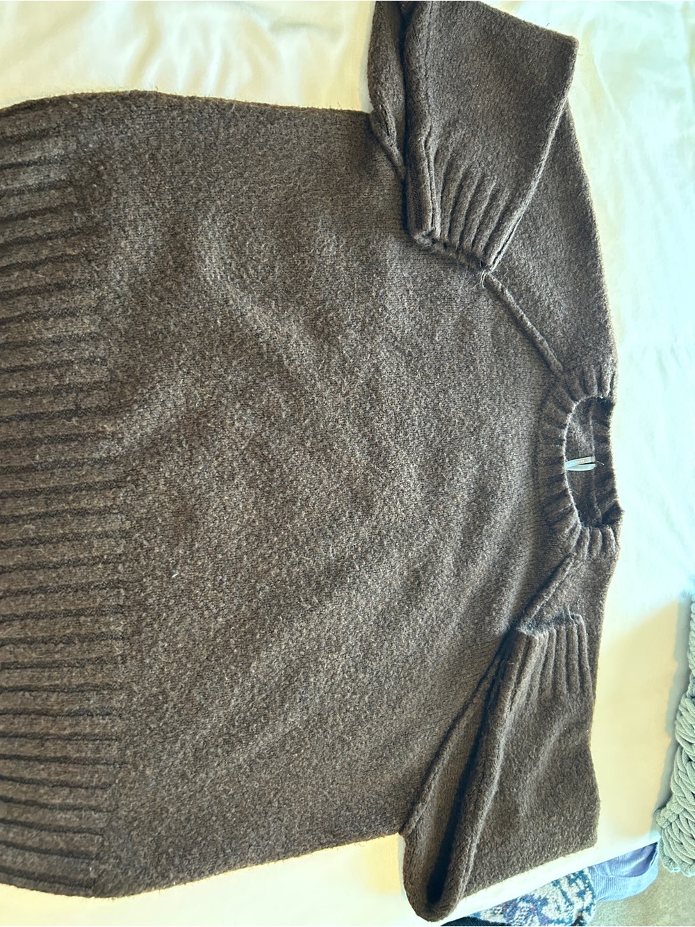 Anthropologie Cline Chunky crew neck sweater 3x